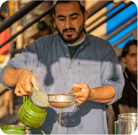 Sip Chai at Saidpur Village